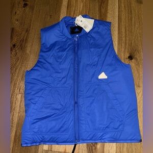 NWT Adidas Mens Insulated Puffer Vest MEDIUM Multi Sport Water Repel Windproof
